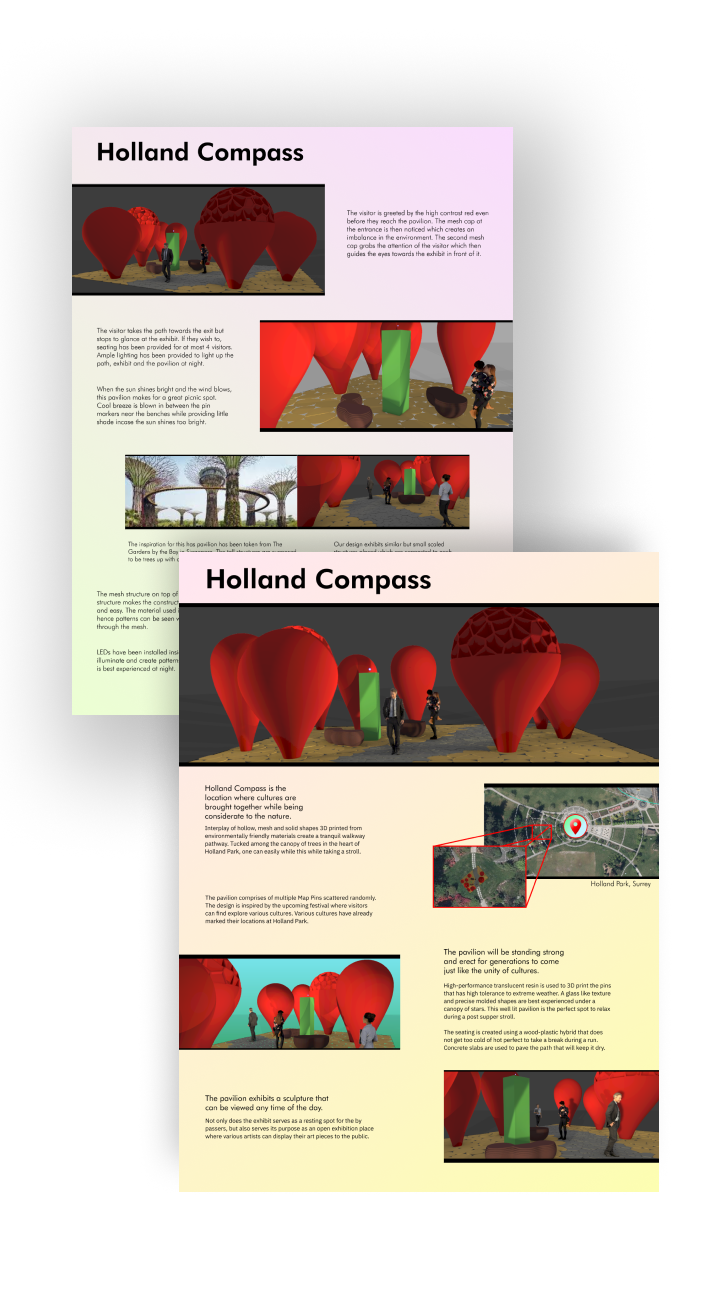 Final poster iteration for showcasing Isola Design Festival